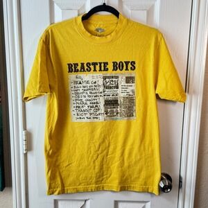 RARE!!!  Beastie Boys x Fact.  Limited Edition Shirt Punk Setlist Front Dog back